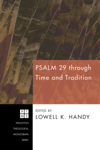 Imagen de portada: Psalm 29 through Time and Tradition 9781556355295