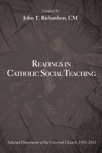 Cover image: Readings in Catholic Social Teaching 9781625645555