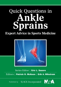 Imagen de portada: Quick Questions in Ankle Sprains 9781617118173