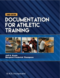 Cover image: Documentation for Athletic Training, Third Edition 9781630913243
