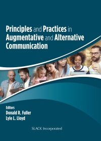Imagen de portada: Principles and Practices in Augmentative and Alternative Communication 9781630915841