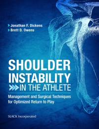 Cover image: Shoulder Instability in the Athlete 9781630916640