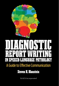 Cover image: Diagnostic Report Writing in Speech-Language Pathology 9781630918873