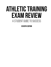 Cover image: Athletic Training Exam Review 7th edition 9781630918934
