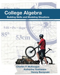 Cover image: College Algebra: Building Skills and Modeling Situations 1st edition 9781936368167