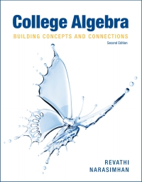 Cover image: College Algebra: Building Concepts and Connections 2nd edition 9781630981679