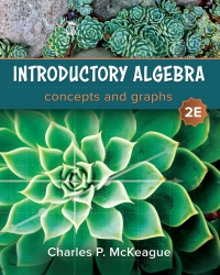 Cover image: Introductory Algebra: Concepts and Graphs 2E 2nd edition 9781630982621
