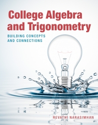 Cover image: College Algebra and Trigonometry 1st edition 9781630983703