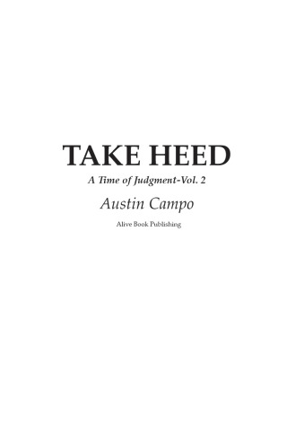 Imagen de portada: Take Heed 9781631321269