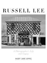 Titelbild: Russell Lee: A Photographer's Life and Legacy 9781631496165