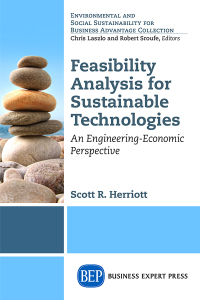 Cover image: Feasibility Analysis for Sustainable Technologies 9781631570278