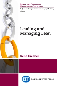 Imagen de portada: Leading and Managing Lean 9781631570537