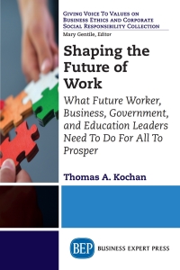Imagen de portada: Shaping the Future of Work 9781631574016