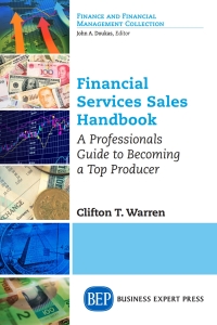 Cover image: Financial Services Sales Handbook 9781631574931