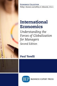 表紙画像: International Economics 2nd edition 9781631576140
