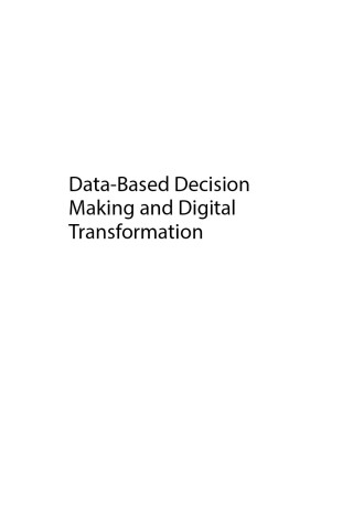 Cover image: Data-Based Decision Making and Digital Transformation 9781631576584