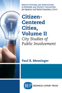 Cover image: Citizen-Centered Cities, Volume II 9781631576683