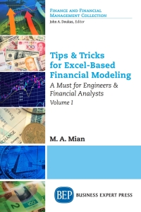 Imagen de portada: Tips & Tricks for Excel-Based Financial Modeling, Volume I 9781631579462