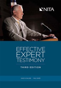 Imagen de portada: Effective Expert Testimony 3rd edition 9781601563408