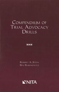 Imagen de portada: Compendium of Trial Advocacy Drills 1st edition 9781556819612