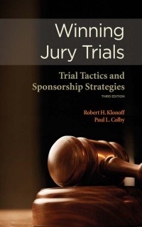 Imagen de portada: Winning Jury Trials 3rd edition 9781601560285