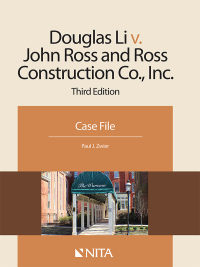 Imagen de portada: Douglas Li v. John Ross and Ross Construction Co., Inc. 3rd edition 9781601564306