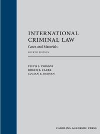 Cover image: International Criminal Law: Cases and Materials 4th edition 9781632849670