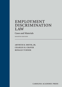 Imagen de portada: Employment Discrimination Law: Cases and Materials 8th edition 9781632849861