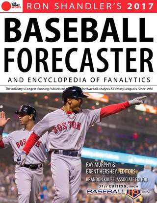 Titelbild: 2017 Baseball Forecaster: &amp; Encyclopedia of Fanalytics 1st edition 9781629373096