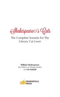 Imagen de portada: Shakespeare's Cats 9781633530270