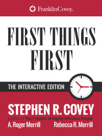 Cover image: First Things First 9781633532212