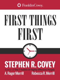 Cover image: First Things First