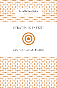 Cover image: Strategic Intent 9781422136546