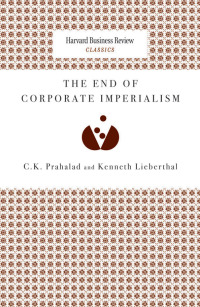 Cover image: The End of Corporate Imperialism 9781422179734