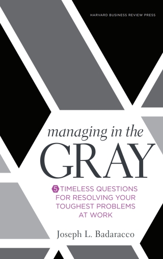 Cover image: Managing in the Gray 9781633691742