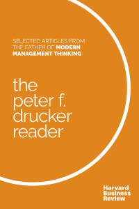 Cover image: The Peter F. Drucker Reader 9781633692190