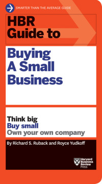 Imagen de portada: HBR Guide to Buying a Small Business 9781633692503