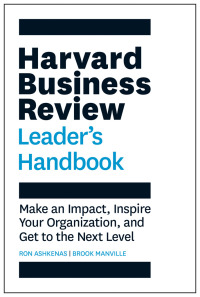 Cover image: Harvard Business Review Leader's Handbook 9781633693746