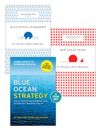 Imagen de portada: Blue Ocean Strategy with Harvard Business Review Classic Articles “Blue Ocean Leadership” and “Red Ocean Traps” (3 Books) 9781633694149