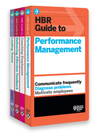 Imagen de portada: HBR Guides to Performance Management Collection (4 Books) (HBR Guide Series) 9781633694217
