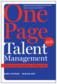 Cover image: One Page Talent Management, with a New Introduction 9781633696402