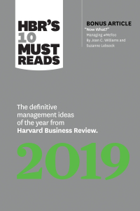 Cover image: HBR's 10 Must Reads 2019 9781633696426