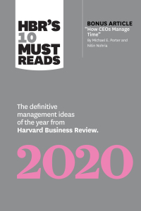 Cover image: HBR's 10 Must Reads 2020 9781633698123