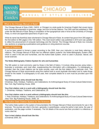 Titelbild: Chicago Manual Of Style Guidelines (Speedy Study Guides) 9781633835931