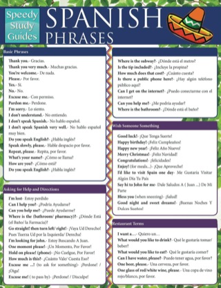 Cover image: Spanish Phrases (Speedy Study Guides) 9781633839076