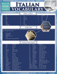 Cover image: Italian Vocabulary (Speedy Study Guides) 9781633839090
