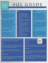 Cover image: Sql Guide (Speedy Study Guides) 9781633839120
