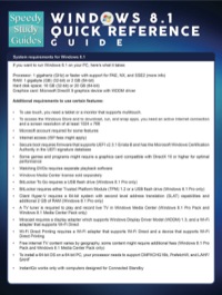 Titelbild: Windows 8.1 Quick Reference Guide (Speedy Study Guides) 9781633839205