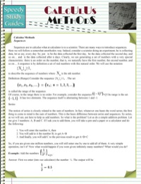 صورة الغلاف: Calculus Methods (Speedy Study Guides) 9781633839328