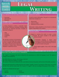 Titelbild: Legal Writing (Speedy Study Guides) 9781633839397